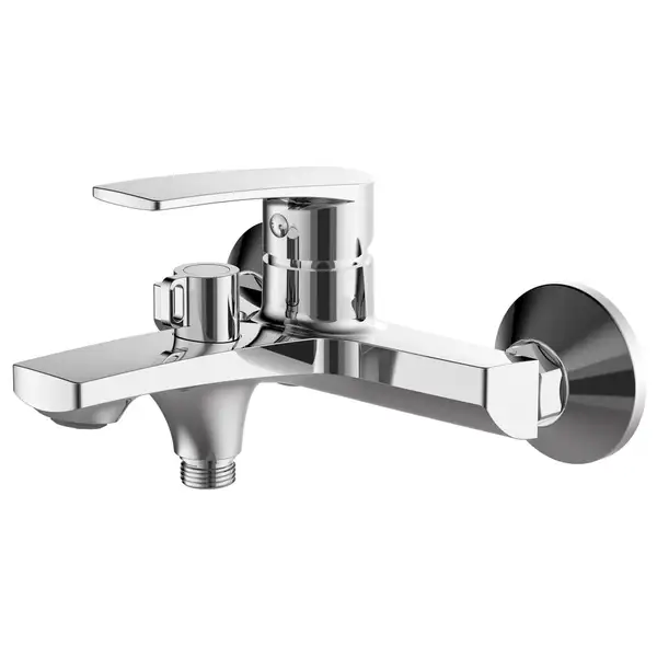 IMPRESE KAMPA cмеситель для ванны, хром, 35 мм (10285) фото 1 Aquada.com.ua