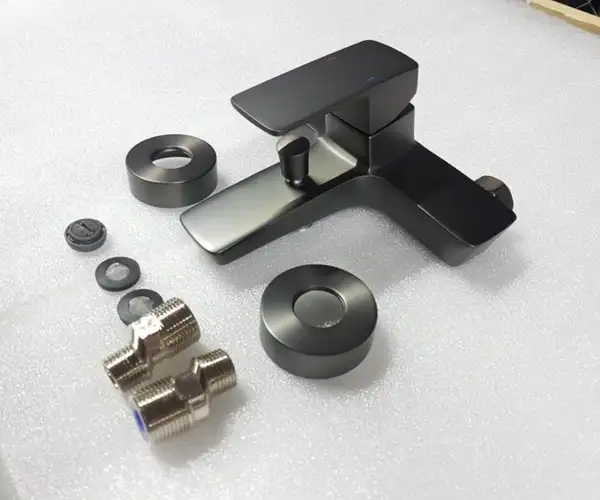 Смеситель для ванны Imprese Grafiky (цвет - black nickel) (ZMK041807040) фото 2 Aquada.com.ua