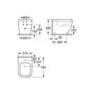 Біде для підлоги Grohe Euro Ceramic, білий (39340000)