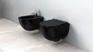 Подвесное биде REA CARTER BLACK черный (REA-C4210)