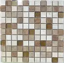 Мозаїка СМ 3044 С3 Beige-Brown-Brown Gold 300x300x9 Котто Кераміка (СМ 325044)