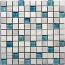 Мозаїка CM 3108 C3 Laterizio Griz-Laterizio Bianco-lgrunde Glass 300x300x9 Котто Кераміка (СМ 325108)