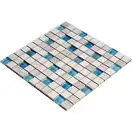 Мозаїка CM 3108 C3 Laterizio Griz-Laterizio Bianco-lgrunde Glass 300x300x9 Котто Кераміка (СМ 325108)