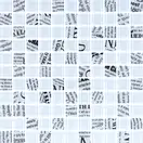 КОТТО КЕРАМІКА Мозаїка скляна GMP 0425012 С2 print 12/white 04 300x300 (кубик 2,5х2,5) Кераміка Лео УКРАЇНА