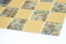 КОТТО КЕРАМІКА Мозаїка скляна GMP 0448029 СC print 34/ral 1014 300x300 (кубик 4,8х4,8) Кераміка Лео УКРАЇНА