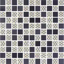 КОТТО КЕРАМІКА Мозаїка скляна GMP 0825002 С2 print 2/black mat 300x300 (кубик 2,5х2,5) Кераміка Лео УКРАЇНА