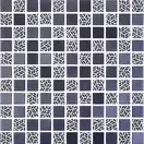 КОТТО КЕРАМІКА Мозаїка скляна GMP 0825010 С2 print 10/black mat 300x300 (кубик 2,5х2,5) Кераміка Лео УКРАЇНА