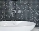 КОТТО КЕРАМІКА Мозаїка скляна GMP 0825010 С2 print 10/black mat 300x300 (кубик 2,5х2,5) Кераміка Лео УКРАЇНА