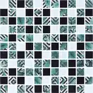 КОТТО КЕРАМІКА Мозаїка скляна GMP 0825021 С3 print 24/white/black 300 x 300 х 8   ( 25 х 25 ) Кераміка Лео УКРАЇНА