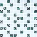 КОТТО КЕРАМІКА Мозаїка скляна GMP 0825022 С2 print 24/white 300x300 (кубик 2,5х2,5) Кераміка Лео УКРАЇНА