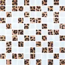 КОТТО КЕРАМІКА Мозаїка скляна GMP 0825044 С2 print 41/white mat 300x300 (кубик 2,5х2,5) Кераміка Лео УКРАЇНА