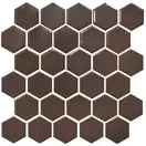 КОТТО КЕРАМІКА Мозаїка HEXAGON H 6005 Coffee Brown 295х295х9 Кераміка Лео УКРАЇНА