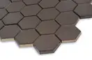 КОТТО КЕРАМІКА Мозаїка HEXAGON H 6005 Coffee Brown 295х295х9 Кераміка Лео УКРАЇНА