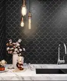 КОТТО КЕРАМІКА Мозаїка SCALES SC 6022 Graphite Black 240x240x9 0,037 м2 Кераміка Лео