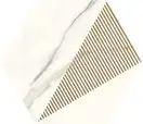 Декор Calacatta Hexagon C MAT 17,1x19,8 код 3799 Ceramika Paradyz (I-H-171X198-1-CALA.--C-N)