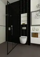 Мозаїка пресована Універсальна Nero Romb Hexagon 20,4x23,8 код 1832 Ceramika Paradyz (M-P-204X238-1-UNIW.NEROHE)