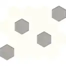 Мозаїка пресована Універсальна Bianco Hexagon Mix 22x25,5 код 1894 Ceramika Paradyz (M-P-220X255-1-UNIW.BIHEMX)