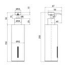 Дозатор для жидкого мыла Qtap Liberty ANT 1152-1 (QTLIBANT11521)