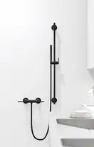 Душова стійка Nova Fonte 2084039-15 1S 900 мм чорний мат Kludi НІМЕЧЧИНА