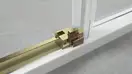 KOER SR SC03 Душова кабіна без піддону, матове золото (KR5358)