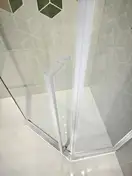 Душова кабіна без піддону Koer SR SC06-100x100x200-TR-01 прозоре скло Easy Clean 8мм, хром (KR5365)