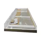 Душова кабіна без піддону Koer SR SC06-100x100x200-TR-01 прозоре скло Easy Clean 8мм, хром (KR5365)