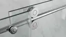 KOER SR SD06 Двері в нішу, прозоре скло, хром (KR5367)
