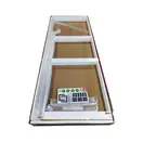 Koer SR SD03 Двері в нішу, прозоре скло Easy Clean, хром (KR5385)