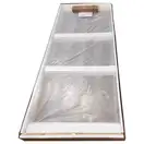 KOER SR SW04 Боковая стенка для душа, прозрачное стекло, хром (KR5389)
