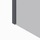 Душова перегородка Koer SR SP01-120x200-TR-01 Walk-In прозоре скло Easy Clean 8мм, хром (KR5394)