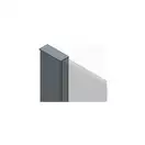 Душова перегородка Koer SR SP01-120x200-TR-01 Walk-In прозоре скло Easy Clean 8мм, хром (KR5394)