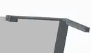 KOER SR SP02-100x200-TR-01 Душова перегородка, хром (KR5395)