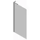 KOER SR SP02-100x200-TR-01 Душова перегородка, хром (KR5395)