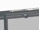 KOER SR SW05 Бічна стінка для душу, хром (KR5407)