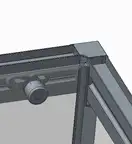 KOER SR SW05 Бічна стінка для душу, хром (KR5407)