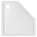 Набор Lidz душевая кабина Dozorca SC90x90.BLA.LOW.TR, стекло прозрачное 6 мм + поддон Diament (LDSC9090BLALOWTR2SET)