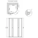 Душевая кабина Lidz Latwa SC80x80.SAT.LOW.FR, стекло Frost 4 мм без поддона (LLSC8080SATLOWFR2)