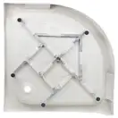 Душевая кабина Lidz Latwa SC80x80.SAT.LOW.TR, стекло прозрачное 4 мм (LLSC8080SATLOWTR)