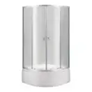 Душевая кабина Lidz Latwa SC90x90.SAT.HIGH.TR, стекло прозрачное 4 мм (LLSC9090SATHIGHTR)
