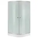 Набор Lidz душевая кабина Latwa SC90x90.SAT.LOW.FR, стекло Frost 4 мм + поддон Kupala (LLSC9090SATLOWFR2SET)
