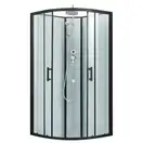 Душевой бокс Lidz Majatek SB90x90.BLA.LOW.TR, стекло прозрачное 5 мм без поддона (LMSB9090BLALOWTR2)