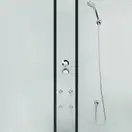 Гидромассажный бокс Lidz Majatek SBM90x90.BLA.HIGH.TR, стекло прозрачное 5 мм без поддона (LMSBM9090BLAHIGHTR2)