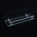 Душевой бокс Lidz Tani SB80x80.SAT.LOW.GR, стекло тонированное 4 мм без поддона (LTSB8080SATLOWGR)