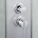 Душевой бокс Lidz Tani SB90x90.SAT.HIGH.FR, стекло Frost 4 мм без поддона (LTSB9090SATHIGHFR2)