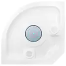 Набор Lidz душевой бокс Tani SB90x90.SAT.HIGH.FR, стекло Frost 4 мм + поддон с панелью Kupala (LTSB9090SATHIGHFR2SET)