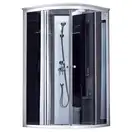 Душевой бокс Lidz Tani SB90x90.SAT.LOW.GR, стекло тонированное 4 мм без поддона (LTSB9090SATLOWGR2)