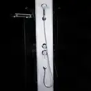 Душевой бокс Lidz Tani SB90x90.SAT.LOW.GR, стекло тонированное 4 мм без поддона (LTSB9090SATLOWGR2)