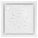 Набор Lidz душевая кабина Wawel SC80x80.SAT.LOW.FR, стекло Frost 4 мм + поддон Mazur (LWASC8080SATLOWFR2SET)