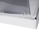 Душевая кабина Lidz Wawel SC90x90.SAT.LOW.GR, стекло тонированное 4 мм (LWASC9090SATLOWGR)