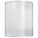 Душевая кабина Lidz Wieza SC80x80.SAT.MID.L, стекло Linie 4 мм без поддона (LWISC8080SATMIDL2)